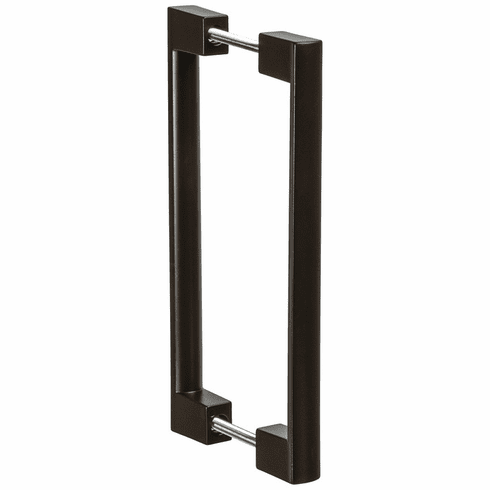 Hafele Door Pull, Oil-Rubbed Bronze, Back-to-Back, CTC: 384 mm, Item# 901.00.571, 90100571, 901-00-571