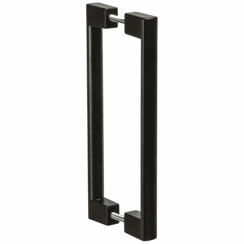 Hafele Door Pull, Black, Back-to-Back, CTC: 384 mm, Item# 901.00.573, 90100573, 901-00-573
