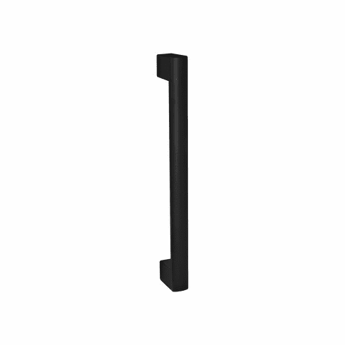 Hafele Door Pull, Black, Single Through Mount, CTC: 384 mm, Item# 901.00.583, 90100583, 901-00-583