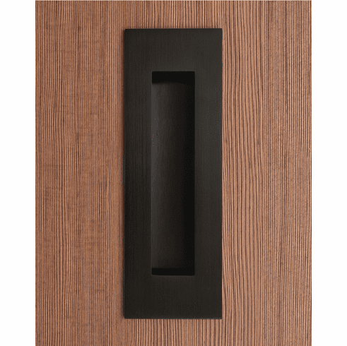 Hafele Flush Pull, Glue-In Type, For Wood Doors, powder coated black, Item# 902.01.524, 90201524, 902-01-524