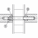 Hafele Mounting Set, Back-To-Back, for Pull Handles, Straight support for Wood Doors, For door thickness: (1 7/8 - 2 1/16") 48 - 52 mm, Item# 909.03.872, 90903872, 909-03-872