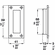 Hafele Flush Pull, for Sliding Doors, 68.5 mm, Recess, Suitable for sliding and folding timber doors, Polished, Item# 910.37.035, 91037035, 910-37-035