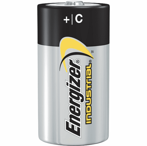 Hafele Energizer Industrial Battery, Alkaline, Size C, 1.5v, 12 pack, Model CBATEN, Item# 910.54.954, 91054954, 910-54-954