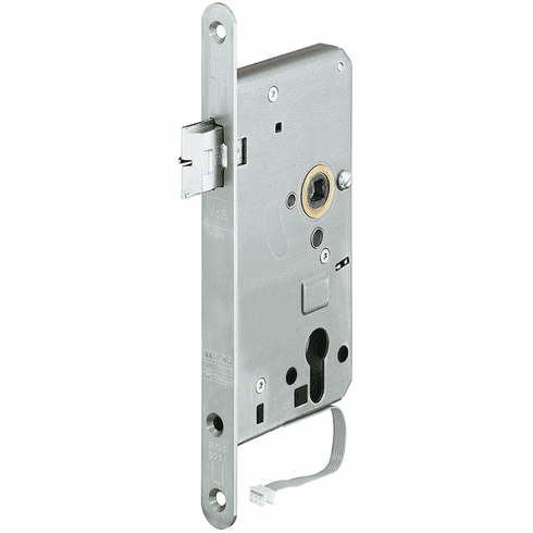 Hafele Mortise lock, Grade 3, for doors where smoke control and fire resistance are required, with self-locking action and feedback, DT 400, forend width: 20 mm, DIN right, comfort function outwards opening doors, backset: 65 mm, Item# 911.17.711, 91117711, 911-17-711