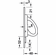 Hafele Front Drop Pocket Door Edge Pull, for Sliding Doors, without Lock Case, Polished nickel, Item# 911.26.246, 91126246, 911-26-246