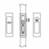 Hafele Sliding/Pocket Door Lock, Entry with Single Cylinder, For wood doors, Oil-rubbed bronze, Item# 911.26.801, 91126801, 911-26-801