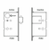 Hafele Sliding/Pocket Door Lock, With Edge Pull for Inactive Door, For wood doors, Oil-rubbed bronze, Item# 911.26.811, 91126811, 911-26-811