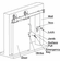 Hafele BL100 Privacy Lock, for Sliding Barn Door, Round trim, ADA T2 thumb-turn, matt stainless steel, 3 1/2" lock backset, Item# 911.26.955, 91126955, 911-26-955
