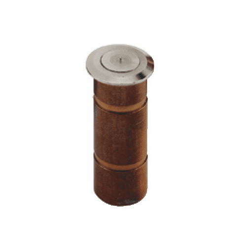 Hafele Strike, Dust Proof, for Flush Bolts, Cast in pattern, dim. A: ?11 mm, dim. B: Ø 15 mm, Item# 911.62.062, 91162062, 911-62-062