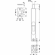Hafele Flush Bolt, Slide Action, With bolts on one side, Matt Finish, Item# 911.62.335, 91162335, 911-62-335