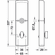 Hafele Door terminal module, DT 400 FH, Dialock, with thumbturn, Tag-itTM ISO, For interior guest room doors, satin, Item# 917.46.550, 91746550, 917-46-550