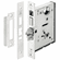 Hafele 917.64.513 DT750 Mortise Lock, right hand, stainless steel, satin (1 piece), 91764513, 917-64-513