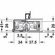 Hafele Concealed Hinge, Simonswerk TECTUS TE 526 and 527 3D, concealed, for flush doors up to 100 kg, 3D adjustable, size 155 mm, Stainless Steel, Satin, TE 526 3D, Item# 924.16.803, 92416803, 924-16-803