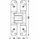 Hafele Concealed Hinge, Simonswerk TECTUS TE 526 and 527 3D, concealed, for flush doors up to 100 kg, 3D adjustable, size 155 mm, Stainless Steel, Satin, TE 526 3D, Item# 924.16.803, 92416803, 924-16-803
