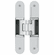 Hafele Concealed Hinge, TECTUS TE 340 3D, 3D adjustable, size 160 mm, Satin nickel look (F2), Item# 924.17.122, 92417122, 924-17-122