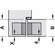 Hafele Concealed Hinge, TECTUS TE 340 3D, 3D adjustable, size 160 mm, Item# 924.17.165, 92417165, 924-17-165