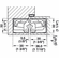 Hafele Cover Plate, TECTUS TE 340/541 3D Frame Door Hinges, frame side, Stainless steel effect, Item# 924.17.205, 92417205, 924-17-205