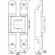 Hafele Cover Plate, TECTUS TE 340/541 3D Frame Door Hinges, frame side, Stainless steel effect, Item# 924.17.205, 92417205, 924-17-205