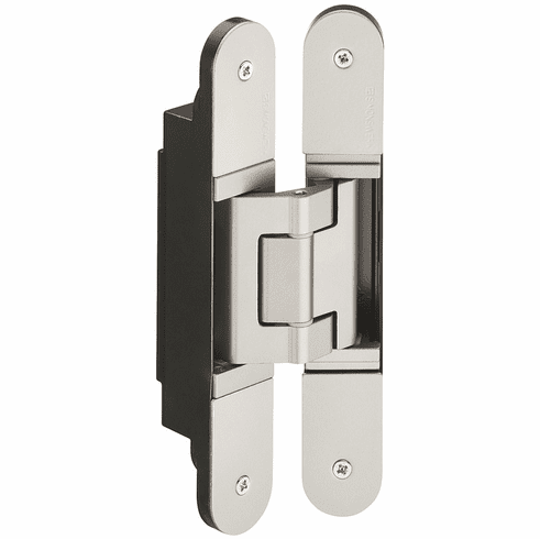 Hafele Concealed Hinge, TECTUS TE 540 3D, 3D adjustable, size 200 mm, Satin nickel look, Item# 924.17.224, 92417224, 924-17-224
