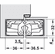 Hafele Concealed Hinge, TECTUS TE 540 3D, 3D adjustable, size 200 mm, Stainless steel look, Item# 924.17.225, 92417225, 924-17-225