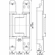 Hafele Concealed Hinge, TECTUS TE 640 3D A8, concealed, 3D adjustable, size 240 mm, Satin chrome look, Item# 924.17.523, 92417523, 924-17-523
