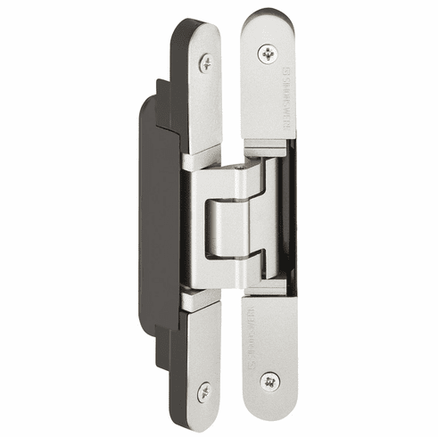 Hafele Concealed Hinge, TECTUS TE 240 3D, 3D adjustable, size 155 mm, Stainless steel look, Item# 924.18.904, 92418904, 924-18-904