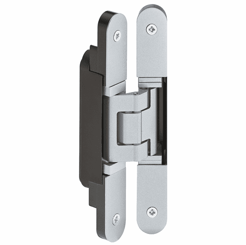 Hafele Concealed Hinge, TECTUS TE 240 3D, 3D adjustable, size 155 mm, Satin chrome look (F1), Item# 924.18.921, 92418921, 924-18-921