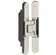 Hafele Concealed Hinge, TECTUS TE 240 3D, 3D adjustable, size 155 mm, Satin nickel look (F2), Item# 924.18.922, 92418922, 924-18-922