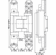 Hafele Concealed Hinge, TECTUS TE 541 3D FVZ, concealed, 3D adjustable, size 185 mm, Rustic umber, Item# 924.19.011, 92419011, 924-19-011