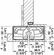Hafele Concealed Hinge, TECTUS TE 640 3D, concealed, 3D adjustable, size 240 mm, bronze metallic, Item# 924.19.450, 92419450, 924-19-450