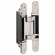 Hafele Concealed Hinge, TECTUS TE 640 3D A8, concealed, 3D adjustable, size 240 mm, Satin nickel, Item# 924.19.571, 92419571, 924-19-571