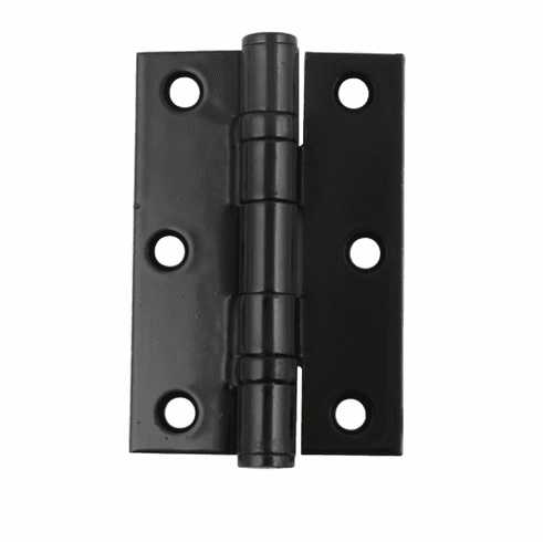 Hafele Butt Hinge, Ball Bearing, 76 x 50 mm, Steel, Black, Item# 926.56.033, 92656033, 926-56-033