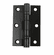 Hafele Butt Hinge, Ball Bearing, 76 x 50 mm, Steel, Black, Item# 926.56.033, 92656033, 926-56-033