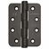 Hafele Butt Hinge, Startec, Stainless Steel, 4" x 3", Model: DHB 3221, matt black, PVD coated, Item# 926.98.053, 92698053, 926-98-053