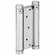 Hafele Double action spring hinge, Startec, for flush doors up to 40 kg, Size 150 mm, for interior doors, Steel, nickel plated, Item# 927.07.031, 92707031, 927-07-031