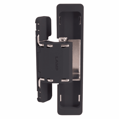 Hafele Concealed Hinge, Adjustable Surface Mount, 65 kg (140 lbs) per set of 3, matt black, Item# 927.78.023, 92778023, 927-78-023