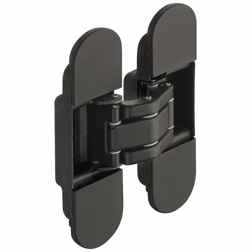 Hafele Door Hinge, Atomika, 3D adjustable, size 120 mm, Matt black, Item# 927.91.343, 92791343, 927-91-343