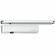Hafele Overhead door closer, TS 5000, EN 2–6, with guide rail, Geze, Standard installation on pull side, overhead installation on push side, silver colored, Item# 931.10.609, 93110609, 931-10-609