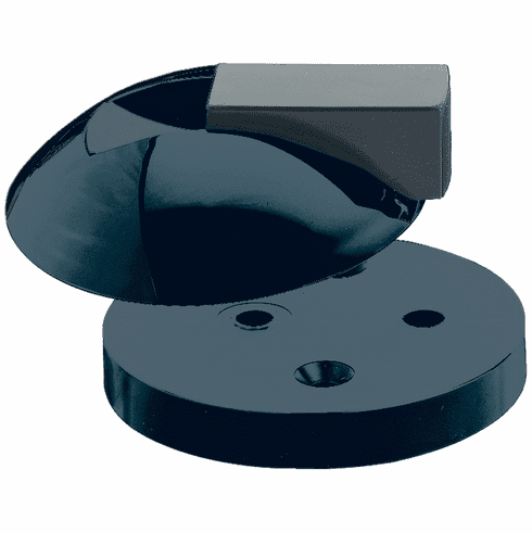 Hafele Door Stop, Floor Mounted, Spring Loaded, HEWI, Jet black, Item# 937.70.490, 93770490, 937-70-490