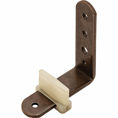 Hafele Wall Mounted Guide, Adjustable, Slido Classic 40-P, 40-O, 60-P, 60-O, 80-P, 80-O, 100-P, 100-O, Bronze Finish, Item# 940.40.073, 94040073, 940-40-073