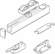 Hafele Sliding Door Hardware, Hawa Junior 40/B, set, for 1-leaf wooden sliding doors, height adjustable, min. installation height, for door weight up to 40 kg, With 1 track buffer/1 wall buffer, Item# 940.41.017, 94041017, 940-41-017