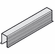Hafele Guide Rail, 20 x 12 (13/16" x 1/2"), Glue-in, for Hawa Junior, Symmetric, Telescopic, Ordena, (4' 3 1/8") 1.3 m, Item# 940.41.130, 94041130, 940-41-130