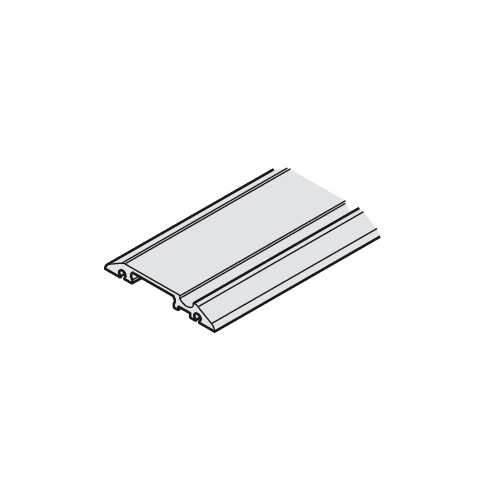 Hafele Single Lower Guide Track, for Clip or Glue Mounting, 4.5 x 35 mm (3/16 x 1 3/8"), 2.5 m Length, Item# 940.41.725, 94041725, 940-41-725