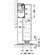 Hafele Sliding Door Hardware, Slido D-Line43 80M, set with running track for 1 door leaf, for 1-leaf wooden sliding doors, wall installation, concealed running system, for door weights up to 80 kg, length 1,800 mm, Item# 940.59.009, 94059009, 940-59-009