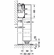 Hafele Sliding Door Hardware, Slido D-Line43 80M, set with running track for 1 door leaf, for 1-leaf wooden sliding doors, wall installation, concealed running system, for door weights up to 80 kg, length 1,800 mm, Item# 940.59.009, 94059009, 940-59-009