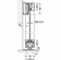 Hafele Sliding door fitting, Slido D-Line43 80N, frame door for glass and wooden panel, Set with aluminium frame and running track for 1 door leaf, Silver coloured anodized, door width: 1,100 mm, Item# 940.59.016, 94059016, 940-59-016