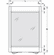 Hafele Sliding door fitting, Slido D-Line43 80N, frame door for glass and wooden panel, Set with aluminium frame and running track for 1 door leaf, Silver coloured anodized, door width: 1,100 mm, Item# 940.59.016, 94059016, 940-59-016