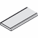 Hafele Bottom track, for soft floors, Slido Design 80-M, Black anodized, length: 2,200 mm, Item# 940.59.812, 94059812, 940-59-812