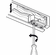 Hafele Sliding Door Hardware, Hawa Porta 60/100 HMD, Set with running track, for 1-leaf wooden sliding doors, Without clip-on fascia, length: 2000 mm, Door weight ?60 kg, aluminum, silver colored, Item# 940.60.116, 94060116, 940-60-116