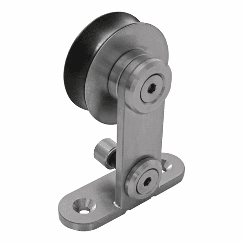 Hafele Hollow Stainless Steel Track Set, Flatec V, For Wood Doors, 1.8 m Length, Matt, Item# 940.64.021, 94064021, 940-64-021